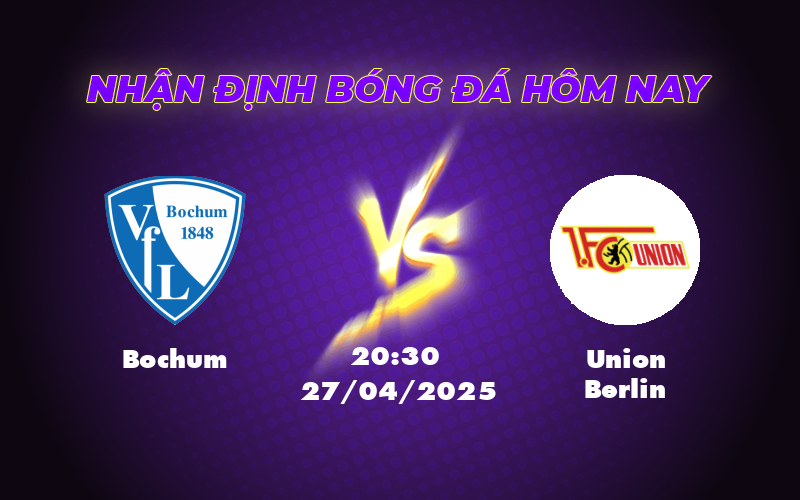 Soi kèo Bochum vs Union Berlin Cuộc chiến sống còn tại Bundesliga 1 bochum union berlin 27 04 bundesliga