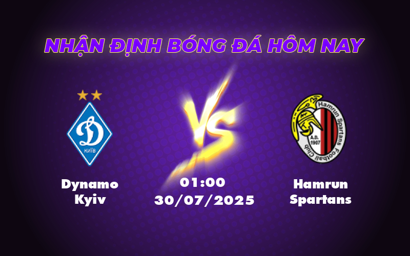 Soi kèo Dynamo Kyiv vs Hamrun Spartans Chiến thắng trong tầm tay của đội bóng Ukraine 1 dynamo kyiv hamrun spartans 30 07 c1