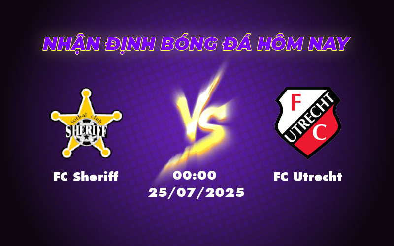 Soi kèo FC Sheriff vs FC Utrecht Cơ hội tạo bất ngờ cho đội chủ nhà 1 fc sheriff fc utrecht 25 07 c2