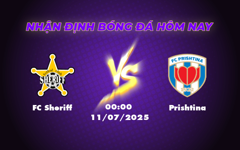 Nhận định soi kèo FC Sheriff vs Prishtina Sức mạnh áp đảo từ đội chủ nhà 1 fc sheriff prishtina 11 07 c2