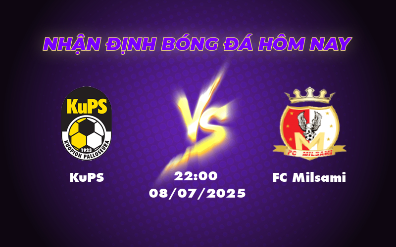 Nhận định soi kèo KuPS vs FC Milsami Chủ nhà nắm lợi thế trước màn so tài tại C1 1 kups fc milsami 08 07 c1
